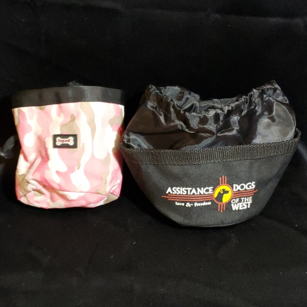 5 for $25  Lot of two treat bags for dogs